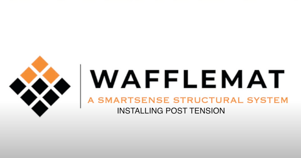 Installing Post Tension Cables in your Wafflemat Foundation