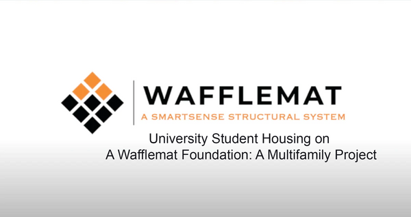 University Student Housing on A Wafflemat Foundation: A Multifamily Project