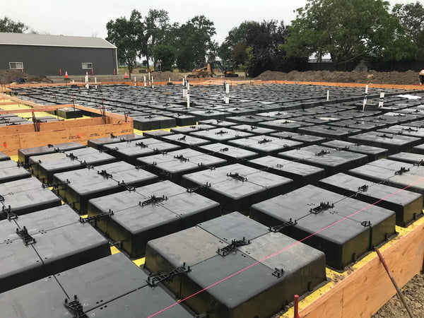 The Wafflemat Waffle Slab Mat Foundation Ribbed Concrete Slab Design for Multifamily, Single Family, and Light Commercial Buildings.
