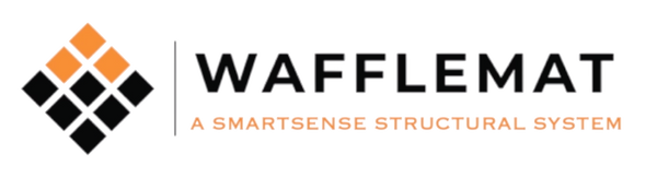 Logotipo de Wafflemat un sistema estructural Smart Sense